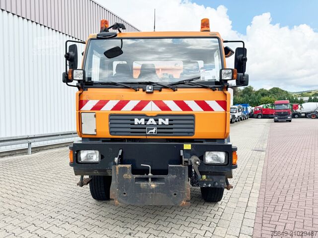 Camion-benne tricar MAN LE 18.280 4X4 BB LE 18.280 4X4 BB, Winterdienstausstattung, Grüne Plakette