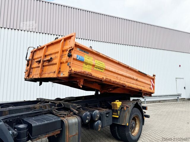 Camion-benne tricar MAN LE 18.280 4X4 BB LE 18.280 4X4 BB, Winterdienstausstattung, Grüne Plakette