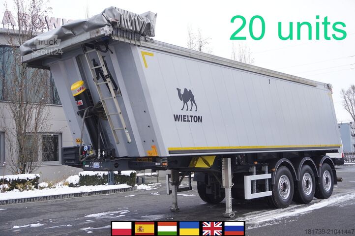 Aanhangwagen Wielton NW-3 / weight 6.2 t / cap.38m3/ 30 units
