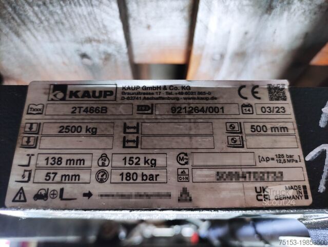 Gabelversteller Kaup 2T466B