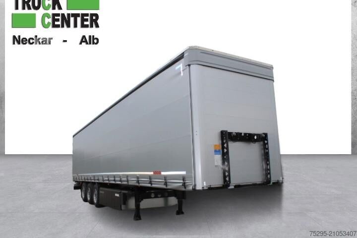 Semi-reboque aberto com lona Kögel 3Achs Standard Curtainsider Liftachse PalKasten
