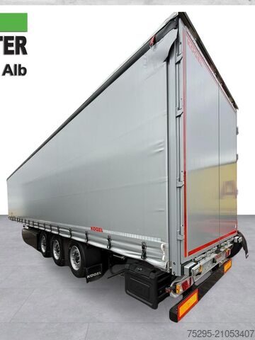 Semi-reboque aberto com lona Kögel 3Achs Standard Curtainsider Liftachse PalKasten
