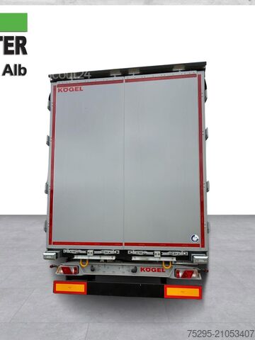 Semi-reboque aberto com lona Kögel 3Achs Standard Curtainsider Liftachse PalKasten