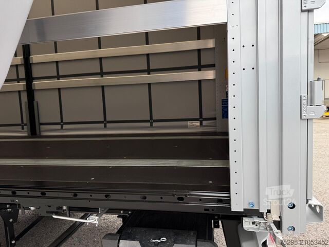 Semi-reboque aberto com lona Kögel 3 Achs Standard NEU Liftachse Lasi XL+Getränke