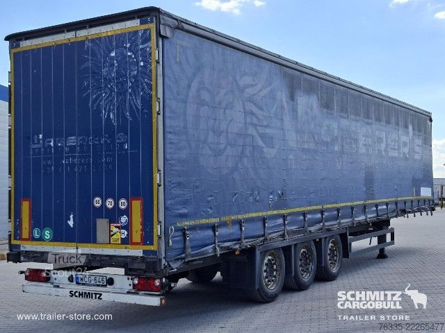 Åpen semitrailer med presenning Schmitz Cargobull Curtainsider Mega