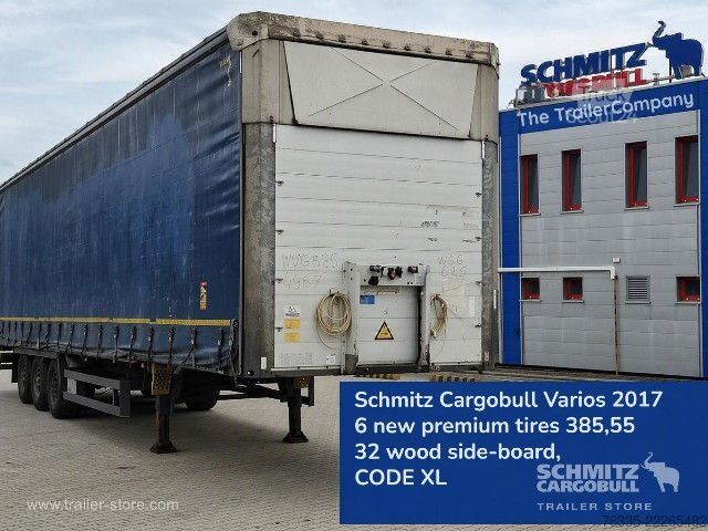 Åpen semitrailer med presenning Schmitz Cargobull Curtainsider Mega