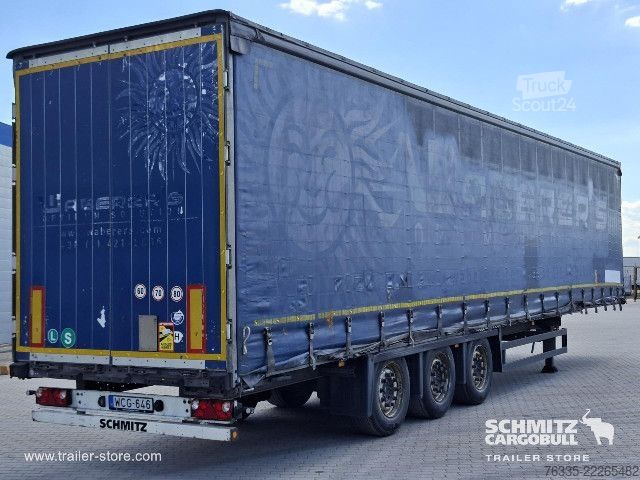 Åpen semitrailer med presenning Schmitz Cargobull Curtainsider Mega