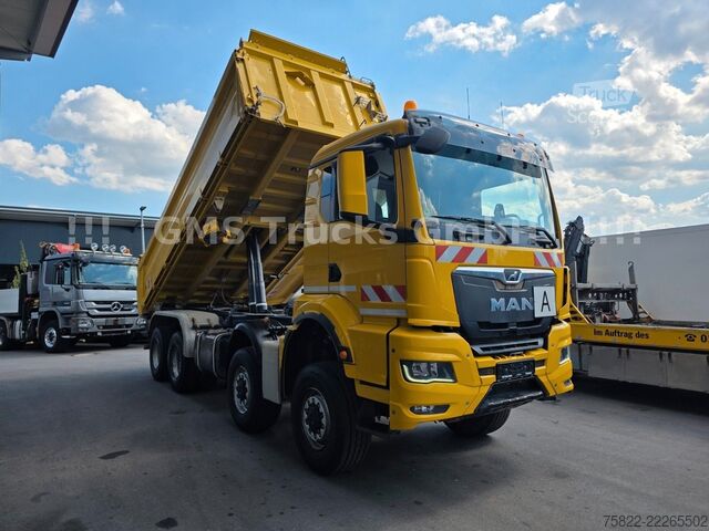 Camion basculante trilateral MAN TGS 35.470 BB / 8X6 / Meiller Bordmatik