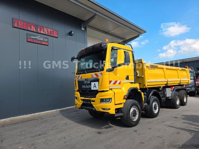 Camion basculante trilateral MAN TGS 35.470 BB / 8X6 / Meiller Bordmatik