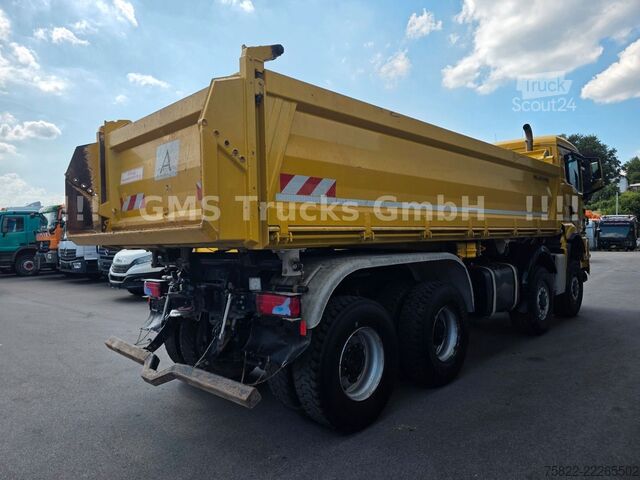 Camion basculante trilateral MAN TGS 35.470 BB / 8X6 / Meiller Bordmatik