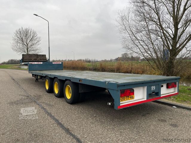Dieplader Groenewegen ZOUS-15-24 Lowbed / Steel Suspension / Extendab...