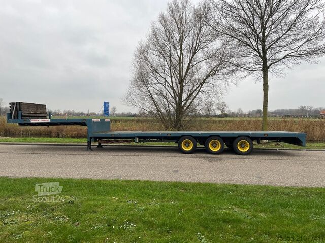 Dieplader Groenewegen ZOUS-15-24 Lowbed / Steel Suspension / Extendab...