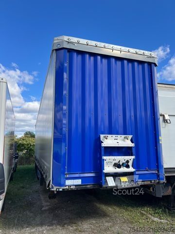 Open semitrailer with tarp KRONE SD Mega Liner Edscha