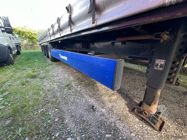 Open semitrailer with tarp KRONE SD Mega Liner Edscha
