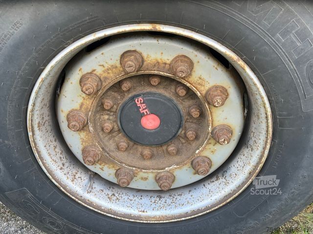 Open semitrailer with tarp KRONE SD Mega Liner Edscha