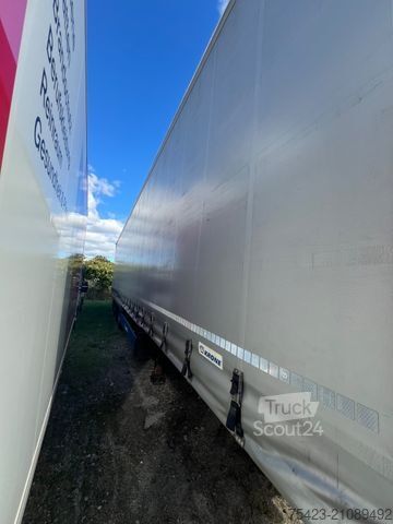 Open semitrailer with tarp KRONE SD Mega Liner Edscha