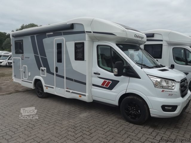 Half-integraal camper CHALLENGER 317 Graphite Edition m. Hubbett