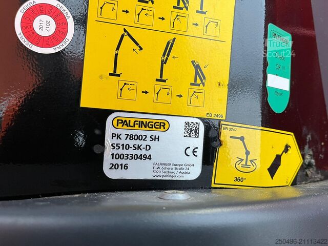 Відкрите тіло Volvo FH 500 8x2*6 PK 78002 + JIB + WINCH / PLATFORM ...