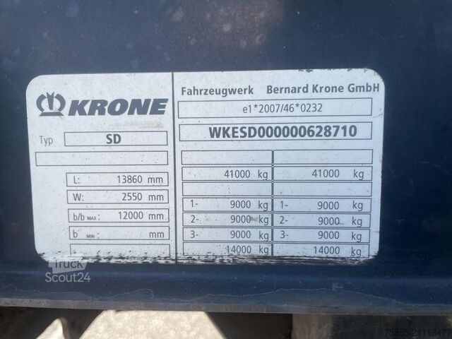 Plattform trailer Krone N/A Platform / Rongen / Potholes / Discbrakes /...