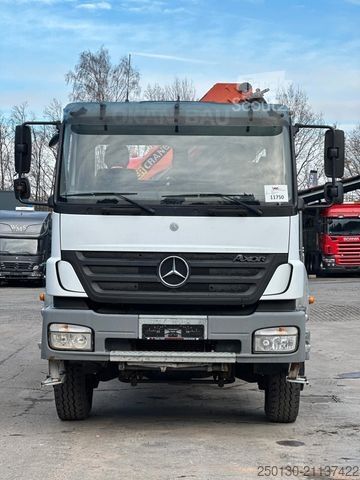 Three-sided tipper truck MERCEDES-BENZ Axor 1824 4x4 EU5 DSK, Palfinger PK9501 LK 6m³
