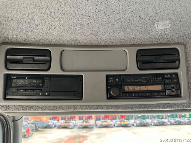 Three-sided tipper truck MERCEDES-BENZ Axor 1824 4x4 EU5 DSK, Palfinger PK9501 LK 6m³