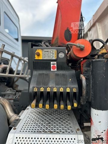 Three-sided tipper truck MERCEDES-BENZ Axor 1824 4x4 EU5 DSK, Palfinger PK9501 LK 6m³