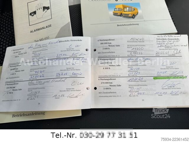 Minibus MERCEDES-BENZ Vario 814D Diff Klima Standh120km/h  restauriert