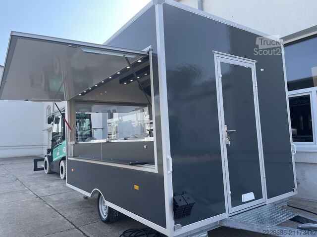Verkaufsanhänger. | Neufahrzeug Imbissanhänger Grillwagen Finanzierung und Leasing möglich