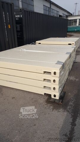 Container 10 Fuß Stahlplattform / NEUWARE mit Gabelstaplertaschen