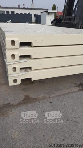 Container 10 Fuß Stahlplattform / NEUWARE mit Gabelstaplertaschen