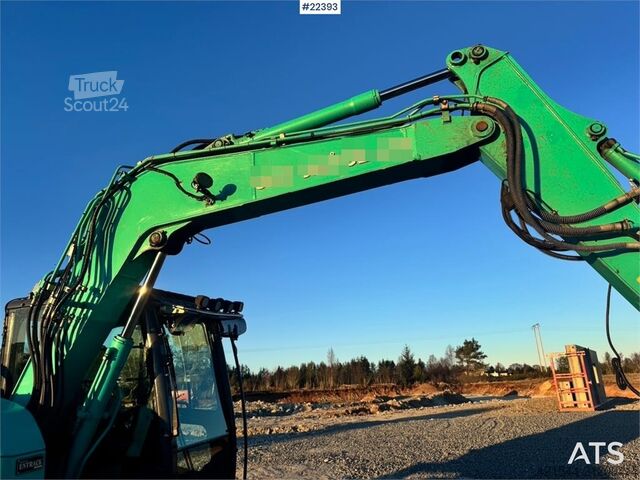 Crawler excavator Kobelco SK75SR-3E tracked excavator – rototilt – grading b