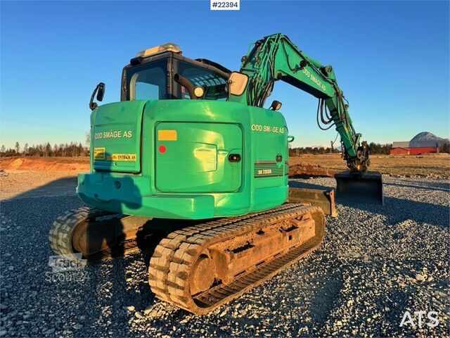 Crawler excavator Kobelco SK75SR-3E Tracked Excavator – Rototilt – Grading B