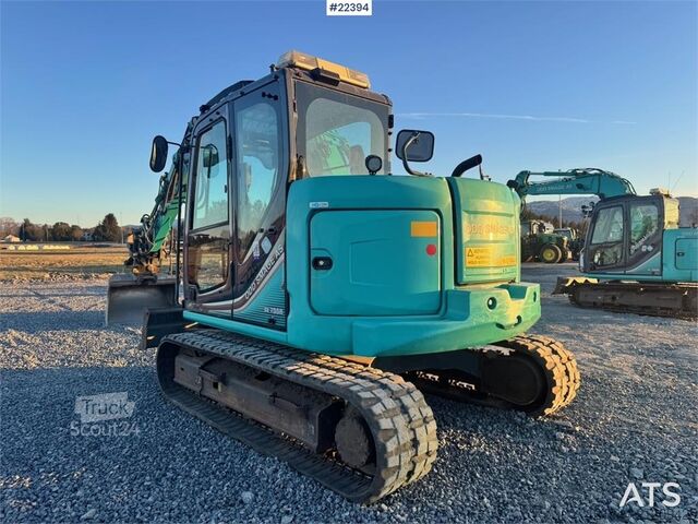 Crawler excavator Kobelco SK75SR-3E Tracked Excavator – Rototilt – Grading B