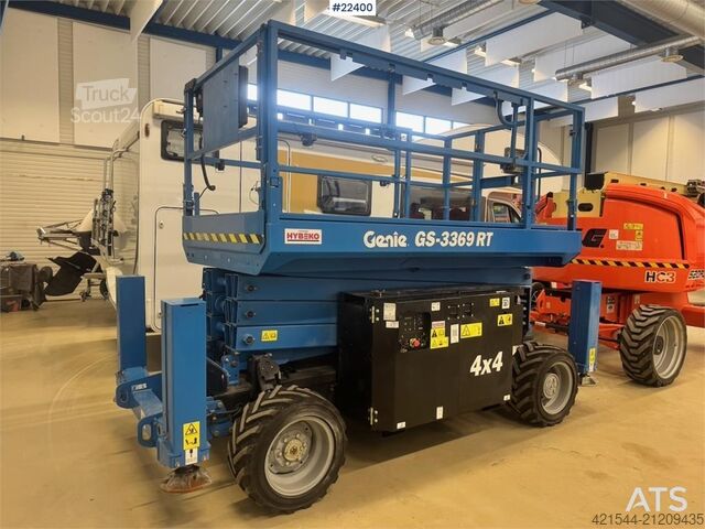 Šķēres lifts Genie GS-3369 4x4 Scissor Lift – only 250 hours!