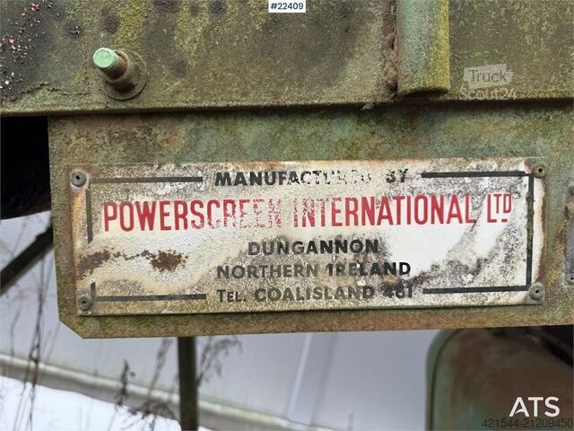 Screeningsanlæg Powerscreen screening plant