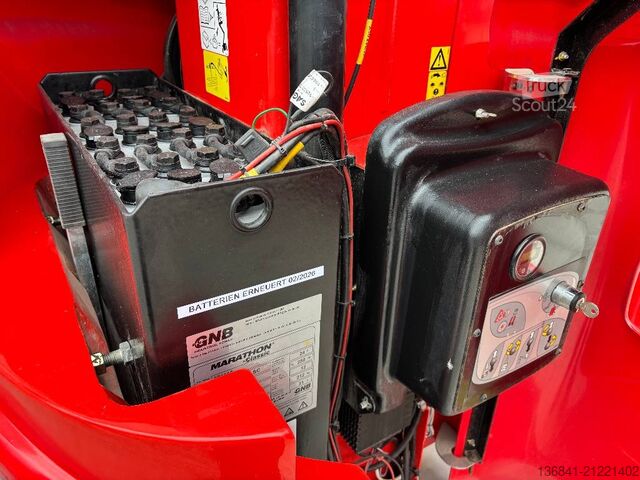 Mafsallı teleskopik çalışma platformu Manitou 100VJR - 10m Elektro Mast-Arbeitsbühne *Akku NEU*