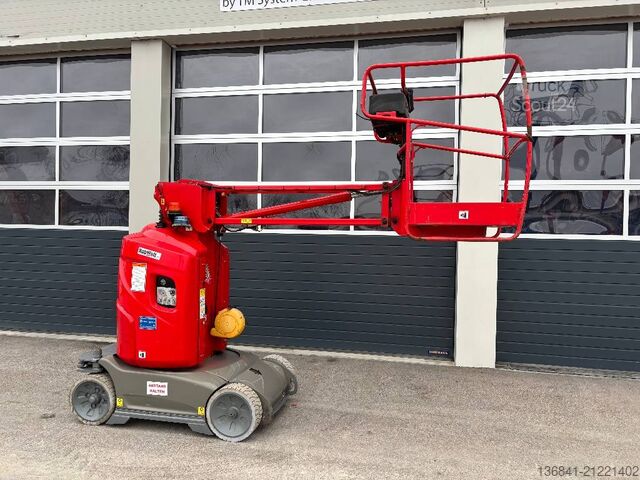 Mafsallı teleskopik çalışma platformu Manitou 100VJR - 10m Elektro Mast-Arbeitsbühne *Akku NEU*