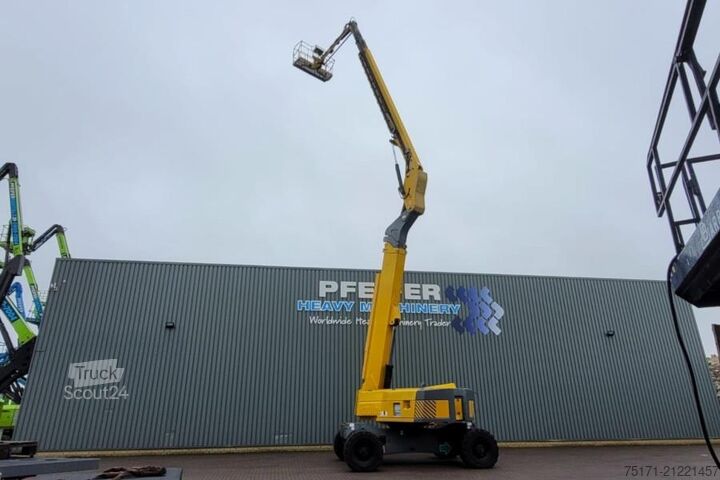 Mafsallı teleskopik çalışma platformu Haulotte HA41PX As-Is, Diesel, 4x4x4 Drive, 41.5m Working H