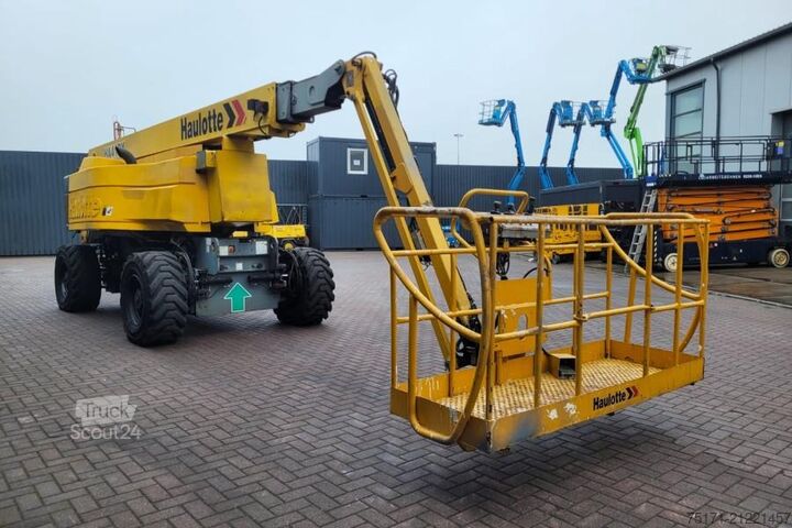 Mafsallı teleskopik çalışma platformu Haulotte HA41PX As-Is, Diesel, 4x4x4 Drive, 41.5m Working H