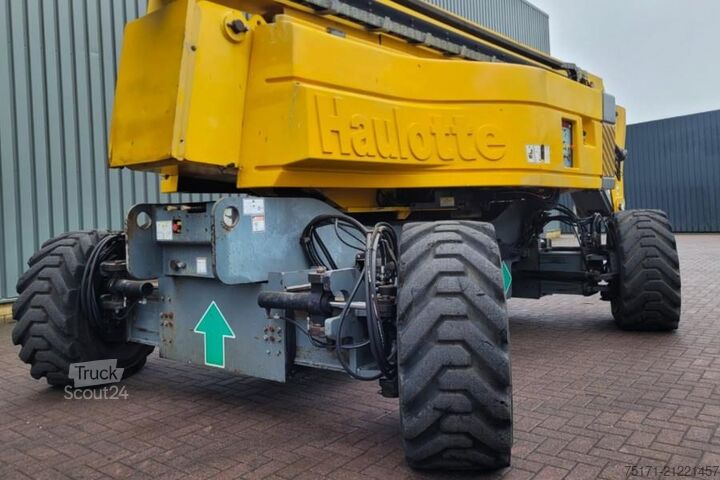 Mafsallı teleskopik çalışma platformu Haulotte HA41PX As-Is, Diesel, 4x4x4 Drive, 41.5m Working H
