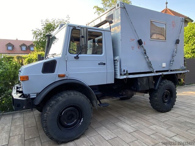 Wohnmobil LKW Mercedes-Benz Unimog U1300 L 4x4 Expeditionsmobil H-Kz