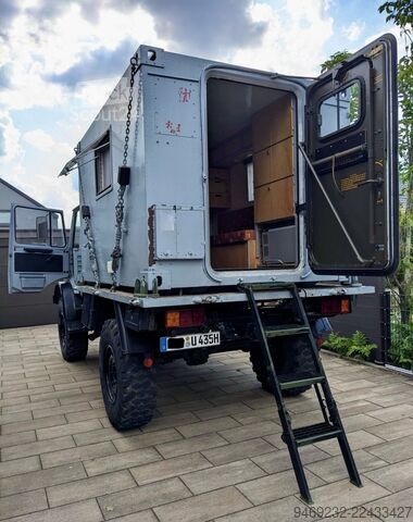 Wohnmobil LKW Mercedes-Benz Unimog U1300 L 4x4 Expeditionsmobil H-Kz