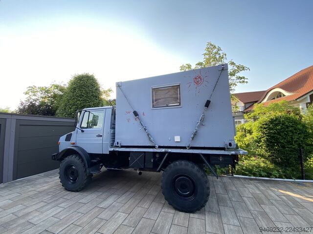 Wohnmobil LKW Mercedes-Benz Unimog U1300 L 4x4 Expeditionsmobil H-Kz