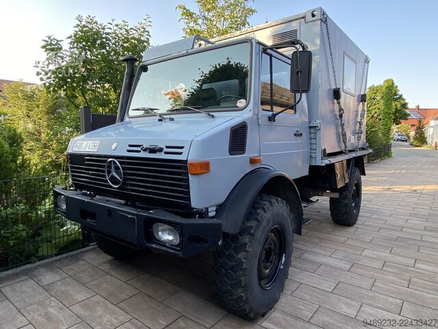 Wohnmobil LKW Mercedes-Benz Unimog U1300 L 4x4 Expeditionsmobil H-Kz
