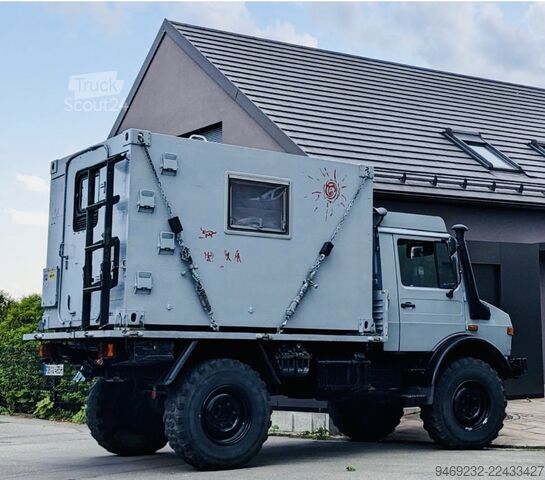 Wohnmobil LKW Mercedes-Benz Unimog U1300 L 4x4 Expeditionsmobil H-Kz