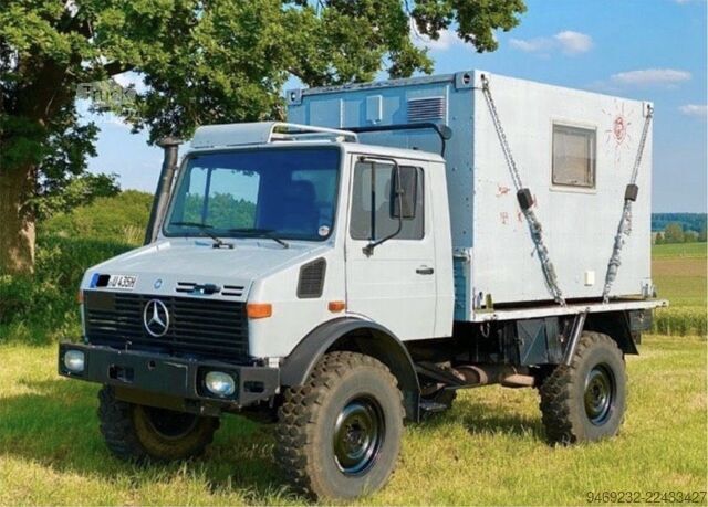 Wohnmobil LKW Mercedes-Benz Unimog U1300 L 4x4 Expeditionsmobil H-Kz