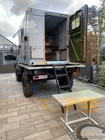 Wohnmobil LKW Mercedes-Benz Unimog U1300 L 4x4 Expeditionsmobil H-Kz