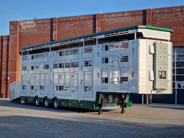 Szarvasmarha-szállítás Pezzaioli SBA31 SR - NEW - 3+4 Floor - lift axle - liftin...