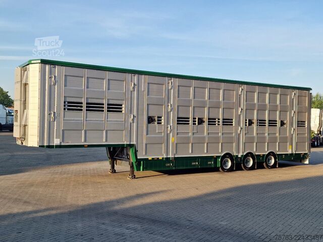 Szarvasmarha-szállítás Pezzaioli SBA31 SR - NEW - 3+4 Floor - lift axle - liftin...