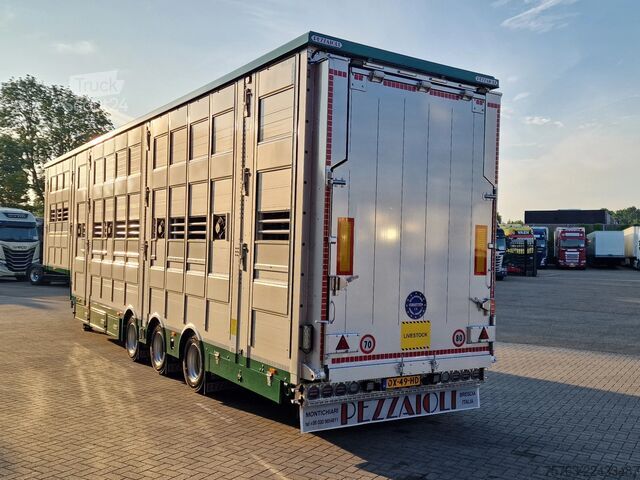 Szarvasmarha-szállítás Pezzaioli SBA31 SR - NEW - 3+4 Floor - lift axle - liftin...